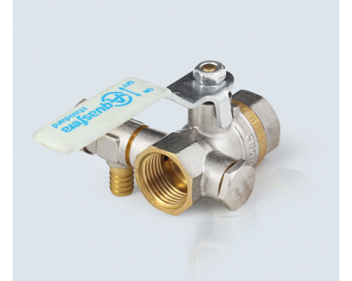 Шаровый кран Aquasfera Standard тип 1112, рычаг, латунь Ду 15-25, Ру 25-40