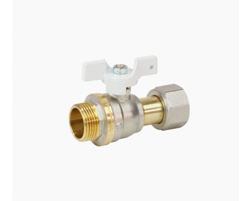Шаровый кран Aquasfera Standard тип 1122, бабочка, латунь Ду 15-20, Ру 30-40