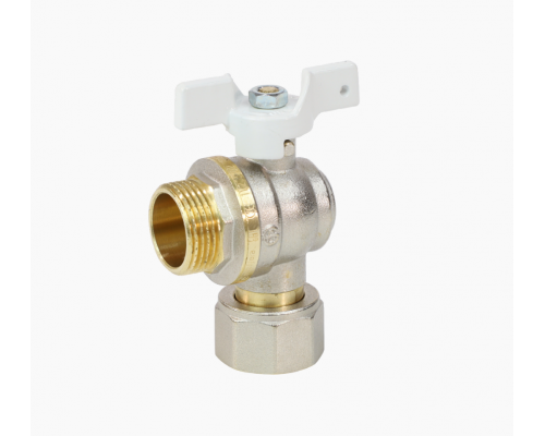 Шаровый кран Aquasfera Standard тип 1123, бабочка, латунь Ду 15-20, Ру 30-40