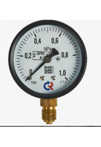 Манометр общетехнический 63мм, Тип - ТМ-310Р, радиальное присоединение, M12x1,5, к.т. 1,5