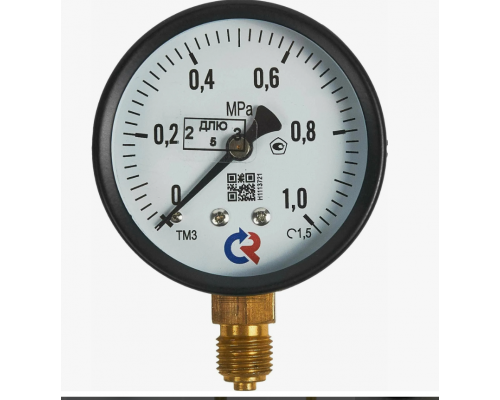 Манометр общетехнический 63мм, Тип - ТМ-310Р, радиальное присоединение, G1/4, к.т. 1,5