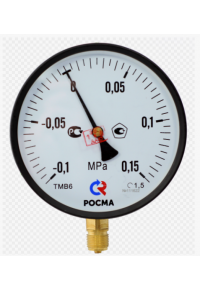 Мановакуумметр общетехнический 150мм, Тип - ТМВ-610Р, радиальное присоединение, G1/2, к.т. 1,0