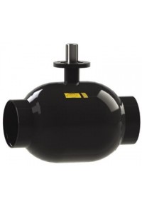 Кран шаровый Бивал тип КШГ 12 с ИСО-фланцем газовый под приварку  Ду 125-200 Ру 25